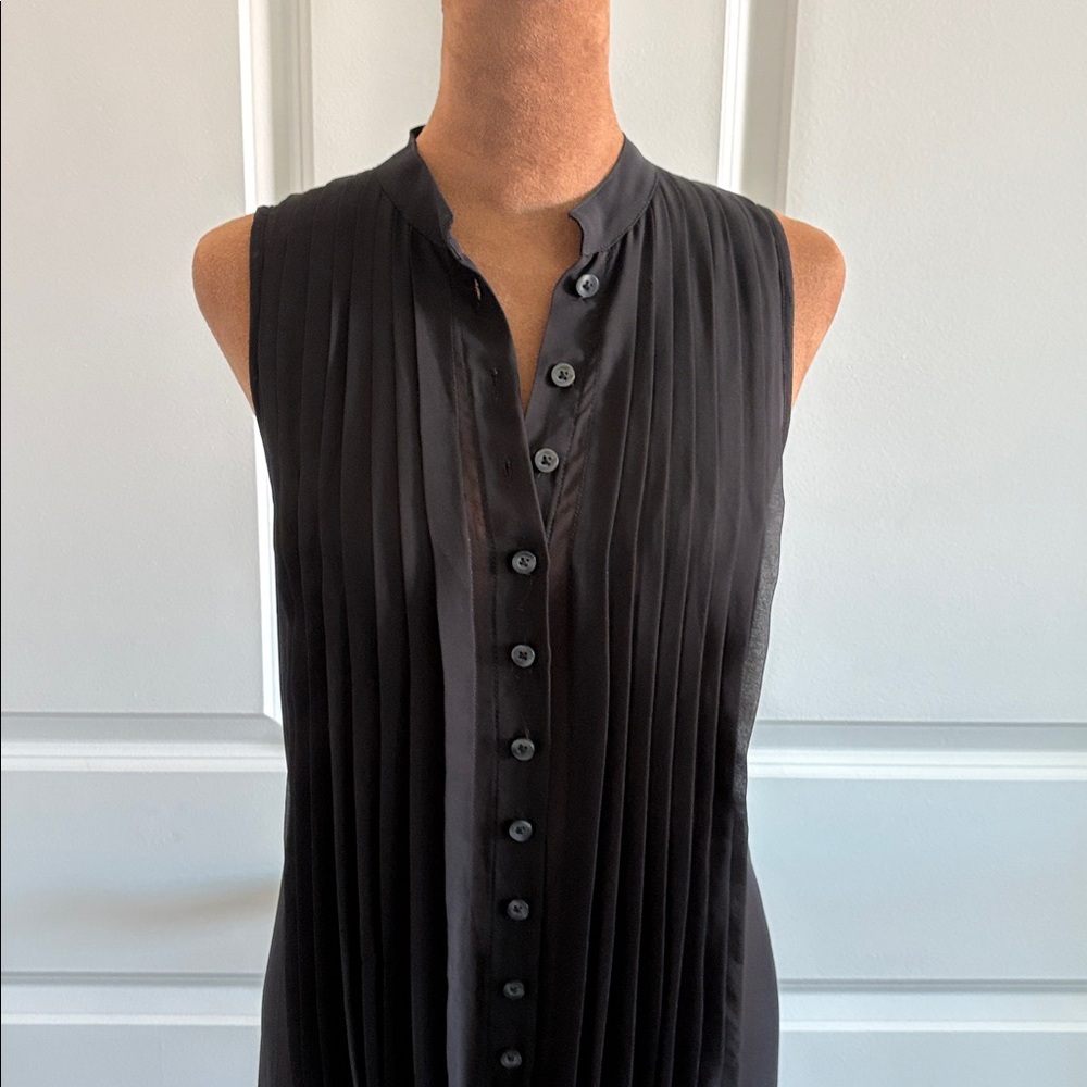 Rare Archival Free People Night Whispers Pleated Maxi Jumpsuit Palazzo Pants - 0 - Picture 3 of 14